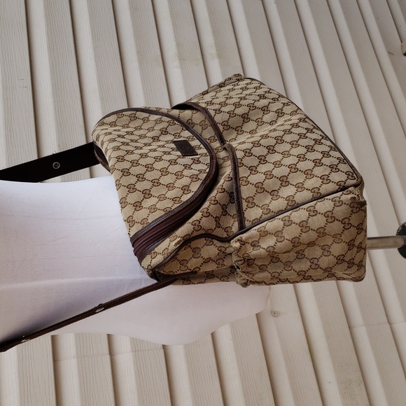 GUCCI GG MONOGRAM CANVAS DIAPER BAG - Picture 12 of 12